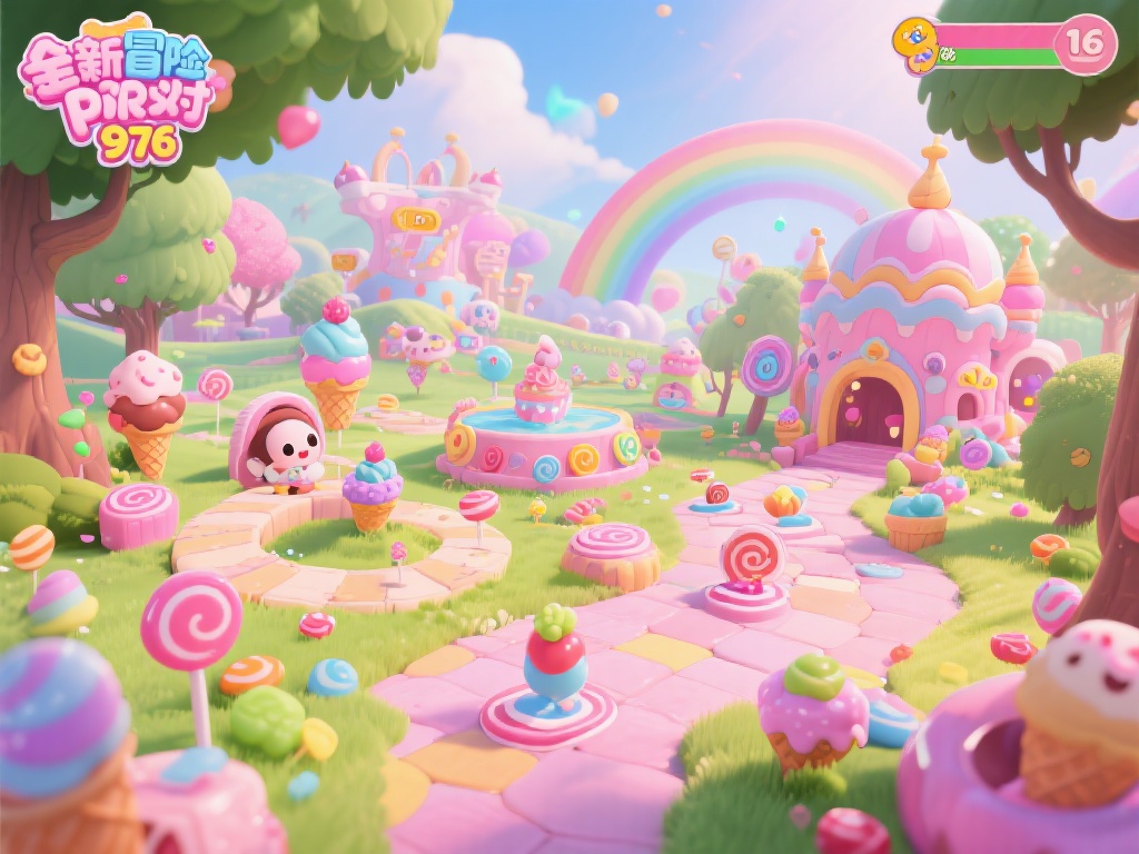 全新冒险场景的设计亮点
糖果派对976沿袭了系列