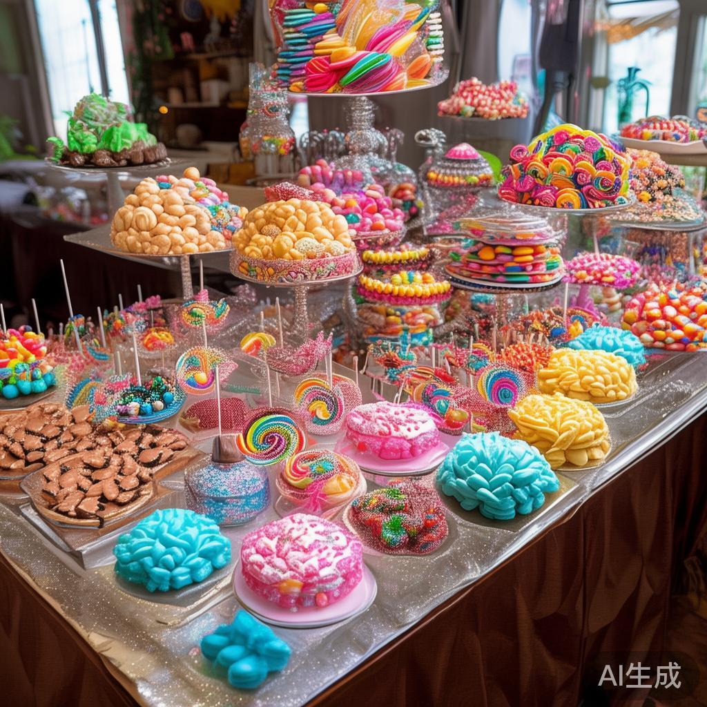 二、美味诱人的糖果美食成为派对焦点
没有什么比得